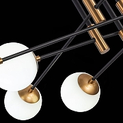 Люстра ST-Luce Limano SL1203.402.08 цвет плафона/подвески Белый, цвет арматуры Бронза, Черный-6