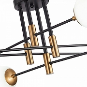 Люстра ST-Luce Limano SL1203.402.08 цвет плафона/подвески Белый, цвет арматуры Бронза, Черный-7