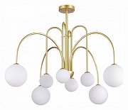 Люстра на штанге ST-Luce Jineto SL1204.202.08 цвет плафона/подвески Черный, цвет арматуры Золото