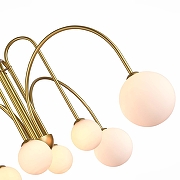 Люстра на штанге ST-Luce Jineto SL1204.202.08 цвет плафона/подвески Черный, цвет арматуры Золото-4