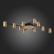 Люстра ST-Luce Veroli SL1207.402.10 цвет плафона/подвески Латунь, цвет арматуры Черный-3