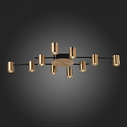 Люстра ST-Luce Veroli SL1207.402.10 цвет плафона/подвески Латунь, цвет арматуры Черный-5