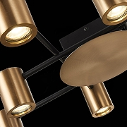 Люстра ST-Luce Veroli SL1207.402.10 цвет плафона/подвески Латунь, цвет арматуры Черный-6