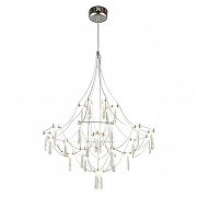 Люстра Omnilux Perelli OML-29603-30 цвет плафона/подвески Прозрачный, цвет арматуры Хром-1
