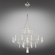 Люстра Omnilux Perelli OML-29603-30 цвет плафона/подвески Прозрачный, цвет арматуры Хром-2