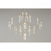 Люстра Omnilux Perelli OML-29603-30 цвет плафона/подвески Прозрачный, цвет арматуры Хром-5