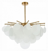 Люстра на штанге ST-Luce Vittoria SL1231.302.06 цвет плафона/подвески Белый, цвет арматуры Латунь