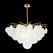 Люстра на штанге ST-Luce Vittoria SL1231.302.06 цвет плафона/подвески Белый, цвет арматуры Латунь-2