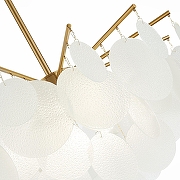 Люстра на штанге ST-Luce Vittoria SL1231.302.06 цвет плафона/подвески Белый, цвет арматуры Латунь-4