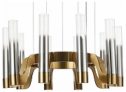 Люстра ST-Luce Ettore SL1235.303.10 цвет плафона/подвески Прозрачный, Серый, цвет арматуры Латунь