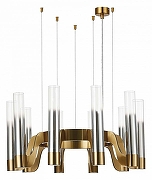 Люстра ST-Luce Ettore SL1235.303.10 цвет плафона/подвески Прозрачный, Серый, цвет арматуры Латунь-1