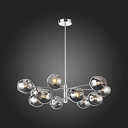 Люстра на штанге ST-Luce Fovia SL1500.103.12 цвет плафона/подвески Дымчатый, цвет арматуры Хром-3