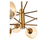 Люстра на штанге ST-Luce Fov1a SL1500.203.12 цвет плафона/подвески Оранжевый, цвет арматуры Золото-6