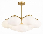 Люстра на штанге ST-Luce Modica SL1503.203.07 цвет плафона/подвески Белый, цвет арматуры Золото-2