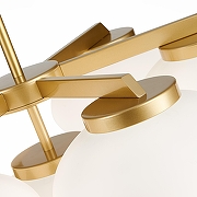 Люстра на штанге ST-Luce Modica SL1503.203.07 цвет плафона/подвески Белый, цвет арматуры Золото-3