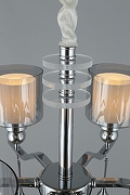 Люстра Omnilux Giarre OML-56003-06 цвет плафона/подвески Белый, Коричневый, цвет арматуры Хром-8