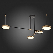 Люстра на штанге ST-Luce Farone SL1605.403.04 цвет плафона/подвески Белый, Латунь, цвет арматуры Черный-3