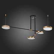 Люстра на штанге ST-Luce Farone SL1605.403.04 цвет плафона/подвески Белый, Латунь, цвет арматуры Черный-5