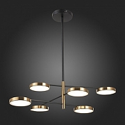 Люстра на штанге ST-Luce Farone SL1605.413.06 цвет плафона/подвески Белый, Латунь, цвет арматуры Черный-3