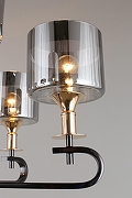 Люстра Omnilux Ausonia OML-68703-06 цвет плафона/подвески Светло-серый, цвет арматуры Золото-8