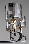 Люстра Omnilux Ausonia OML-68703-08 цвет плафона/подвески Светло-серый, цвет арматуры Золото-7