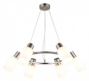 Люстра Omnilux Ales OML-69113-06 цвет плафона/подвески Белый, цвет арматуры Никель-1