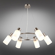 Люстра Omnilux Ales OML-69113-06 цвет плафона/подвески Белый, цвет арматуры Никель-2