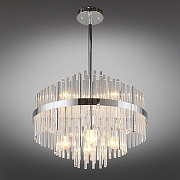 Люстра на штанге Omnilux Alatri OML-69207-06 цвет плафона/подвески Прозрачный, цвет арматуры Хром-1