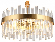 Люстра Omnilux Oriolo OML-69403-06 цвет плафона/подвески Прозрачный, цвет арматуры Золото