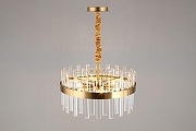 Люстра Omnilux Oriolo OML-69403-06 цвет плафона/подвески Прозрачный, цвет арматуры Золото-5