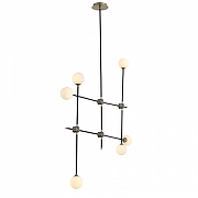 Люстра на штанге ST-Luce Bastoncino SL429.403.06 цвет плафона/подвески Белый, цвет арматуры Золото, Черный-5