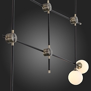Люстра на штанге ST-Luce Bastoncino SL429.403.06 цвет плафона/подвески Белый, цвет арматуры Золото, Черный-7