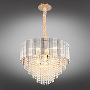Люстра Omnilux Naro OML-69503-08 цвет плафона/подвески Светло-серый, Прозрачный, цвет арматуры Золото-2