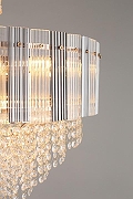Люстра Omnilux Naro OML-69503-08 цвет плафона/подвески Светло-серый, Прозрачный, цвет арматуры Золото-7