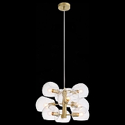 Люстра ST-Luce Calmare SL434.203.09 цвет плафона/подвески Прозрачный, цвет арматуры Латунь-3