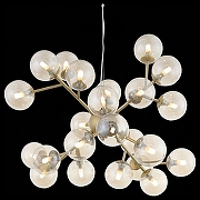 Люстра ST-Luce Pallеre SL438.203.24 цвет плафона/подвески Коньячный, цвет арматуры Золото-1