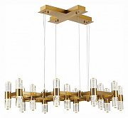 Люстра ST-Luce Gemina SL6007.203.26 цвет плафона/подвески Прозрачный, цвет арматуры Латунь-3