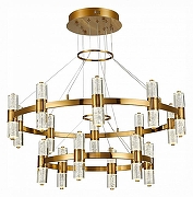 Люстра ST-Luce Gemina SL6007.203.32 цвет плафона/подвески Прозрачный, цвет арматуры Латунь-1