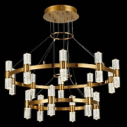 Люстра ST-Luce Gemina SL6007.203.32 цвет плафона/подвески Прозрачный, цвет арматуры Латунь-2