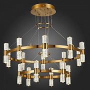 Люстра ST-Luce Gemina SL6007.203.32 цвет плафона/подвески Прозрачный, цвет арматуры Латунь-3