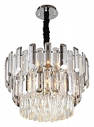 Люстра Omnilux Turri OML-89603-08 цвет плафона/подвески Светло-серый, Прозрачный, цвет арматуры Хром-1