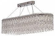 Люстра Arti Lampadari Ovindoli Nickel Ovindoli L 1.5.100x35.100 N цвет плафона/подвески Прозрачный, цвет арматуры Никель-1