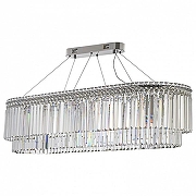Люстра Arti Lampadari Ovindoli Gold Ovindoli L 1.5.100x35.101 N цвет плафона/подвески Прозрачный, цвет арматуры Никель-1