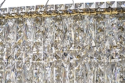 Люстра Arti Lampadari Ovindoli Nickel Ovindoli L 1.5.120x40.100 G цвет плафона/подвески Прозрачный, цвет арматуры Золото-4