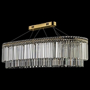 Люстра Arti Lampadari Ovindoli Nickel Ovindoli L 1.5.120x40.101 G цвет плафона/подвески Прозрачный, цвет арматуры Золото-2