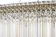 Люстра Arti Lampadari Ovindoli Nickel Ovindoli L 1.5.120x40.101 G цвет плафона/подвески Прозрачный, цвет арматуры Золото-4