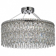 Люстра Arti Lampadari Ovindoli Nickel Ovindoli L 1.5.60.100 N цвет плафона/подвески Прозрачный, цвет арматуры Никель-1