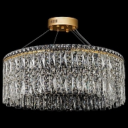 Люстра Arti Lampadari Ovindoli Gold Ovindoli L 1.5.80.100 G цвет плафона/подвески Прозрачный, цвет арматуры Золото-2