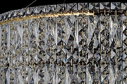 Люстра Arti Lampadari Ovindoli Gold Ovindoli L 1.5.80.100 G цвет плафона/подвески Прозрачный, цвет арматуры Золото-3