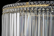 Люстра Arti Lampadari Ovindoli Gold Ovindoli L 1.5.80.101 G цвет плафона/подвески Прозрачный, цвет арматуры Золото-3